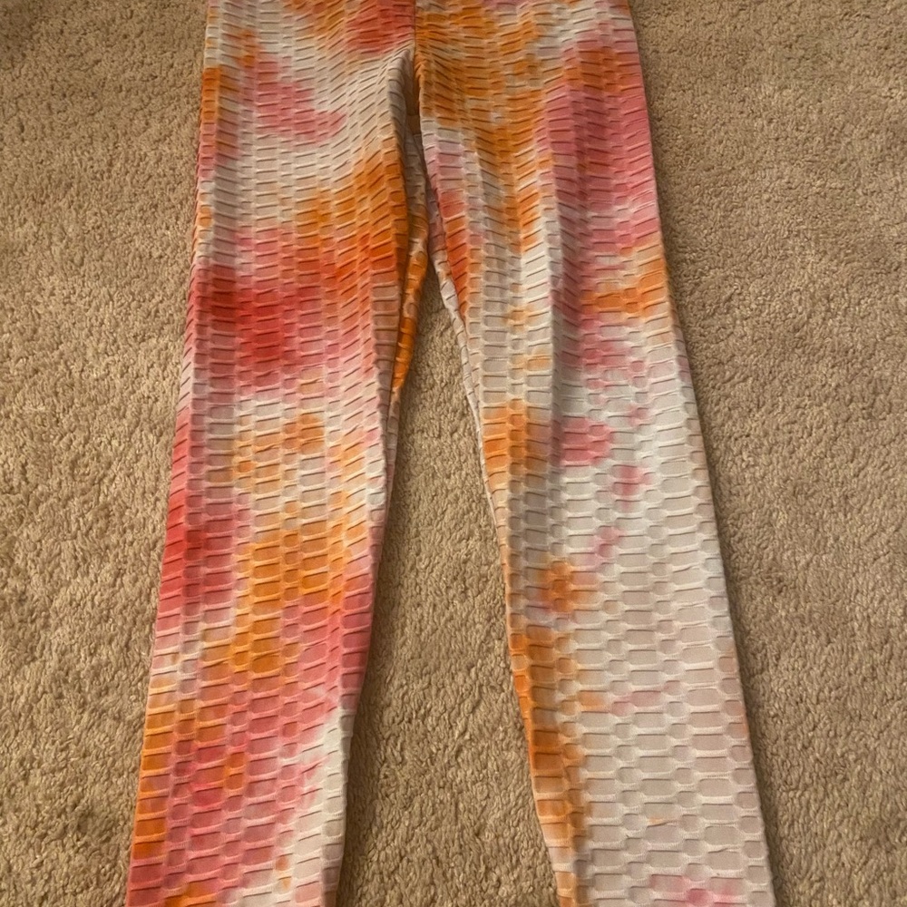 Colorful Textured Leggings